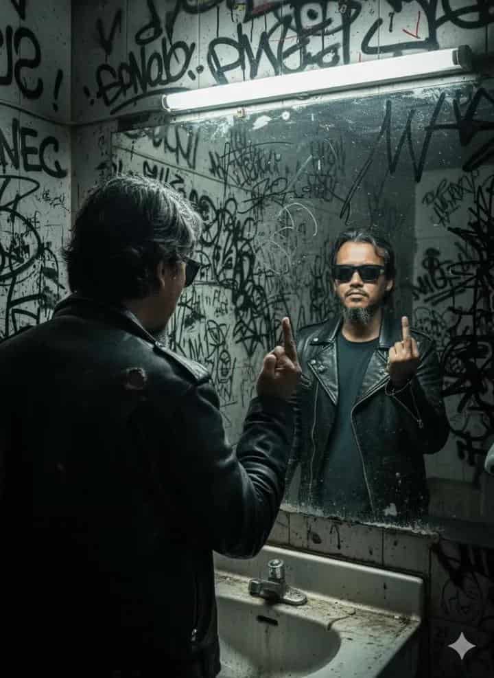 AI Prompt for Cinematic PunkRock Portrait with Rebellious Vibe