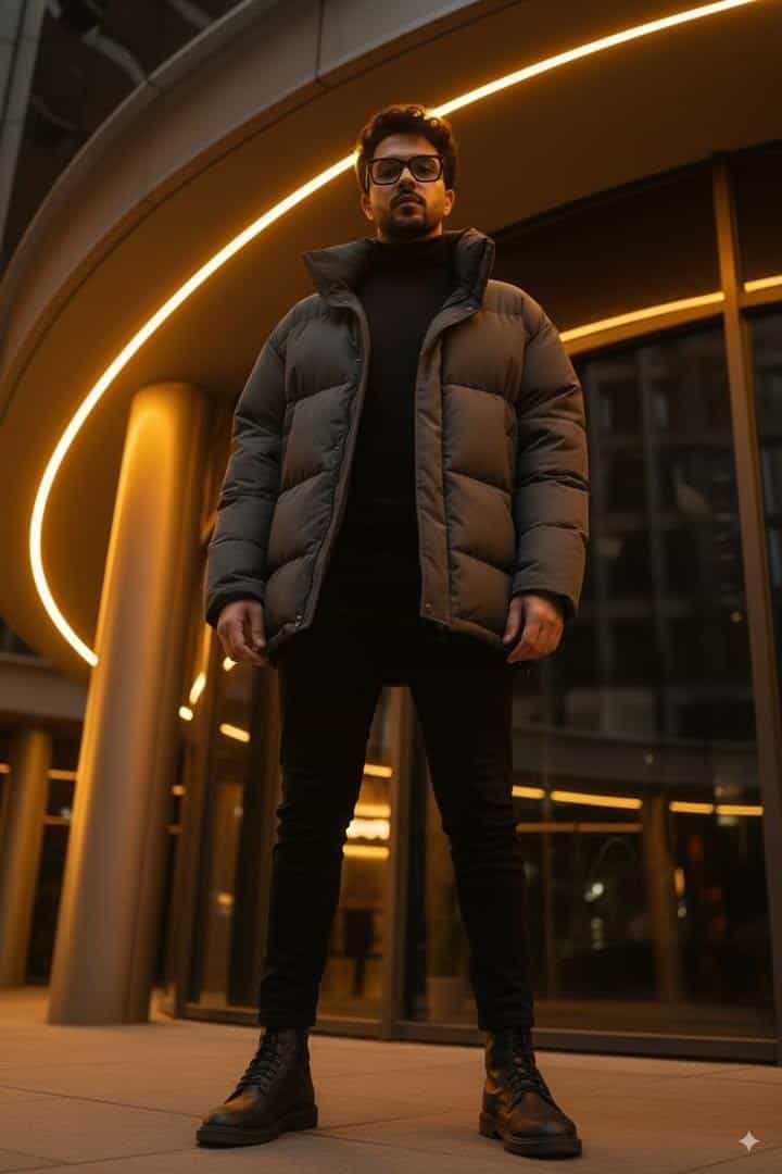 Ai Prompt For Urban Cinematic Portrait With Neon Streetwear