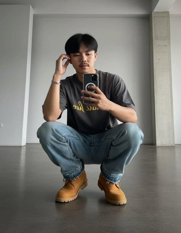 mirror selfie contemporary fashion