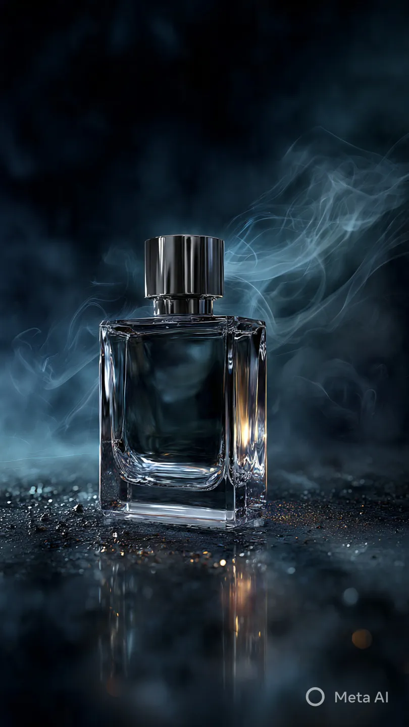Realistic Cinematic Perfume Bottle AI Image Prompt - Generated image 1