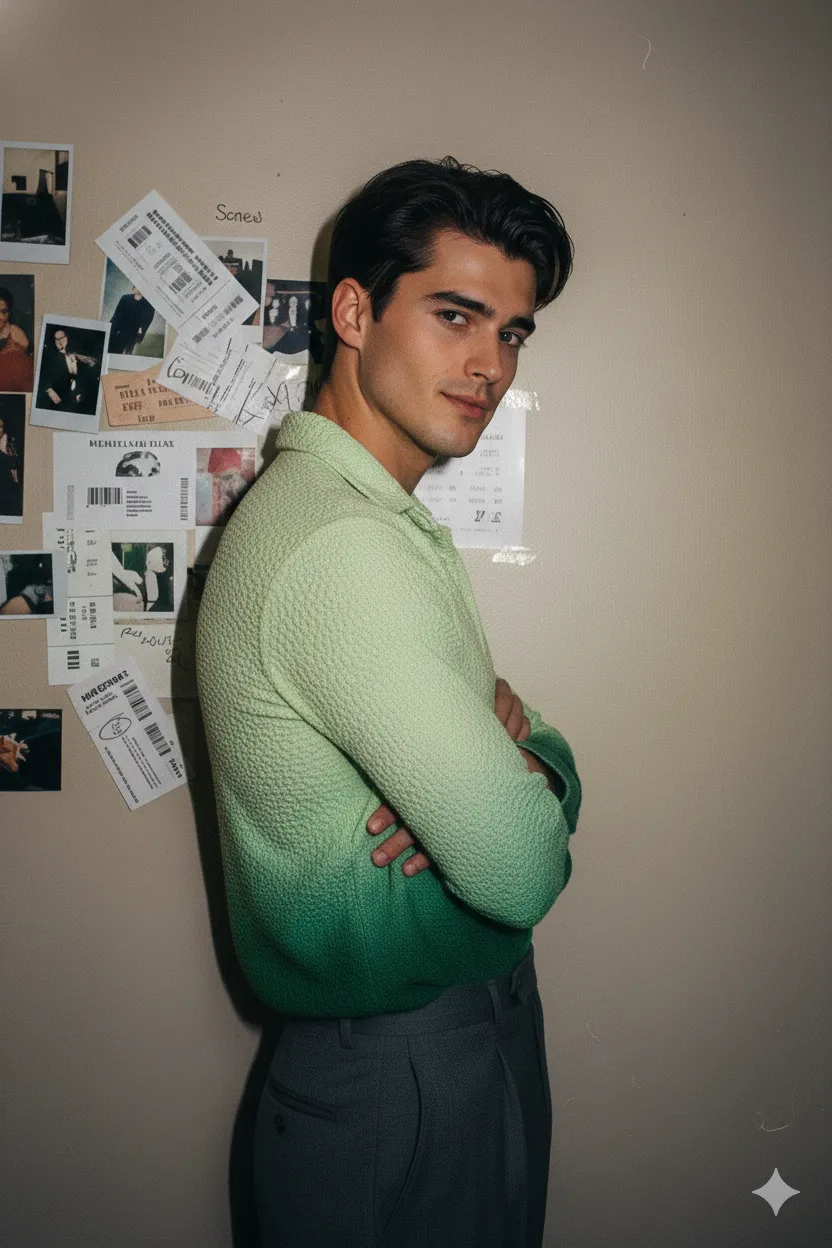 90s Disposable Camera Portrait AI Prompt for Realistic Young Adults - Generated image 1