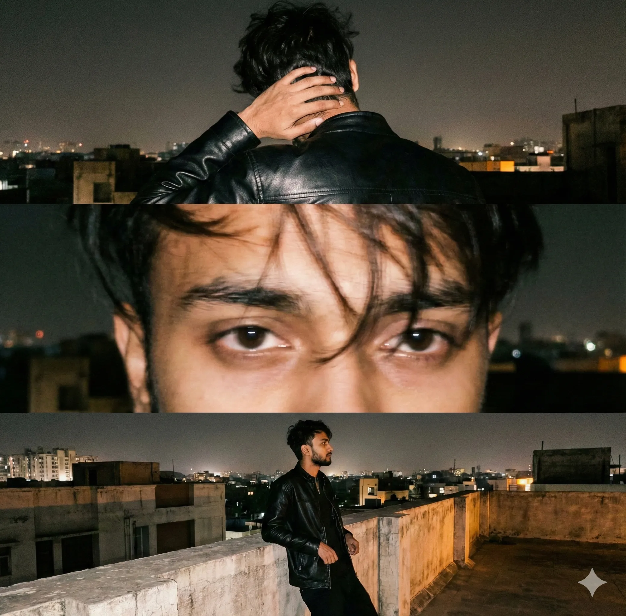 rooftop-night-portrait-collage-ai-prompt