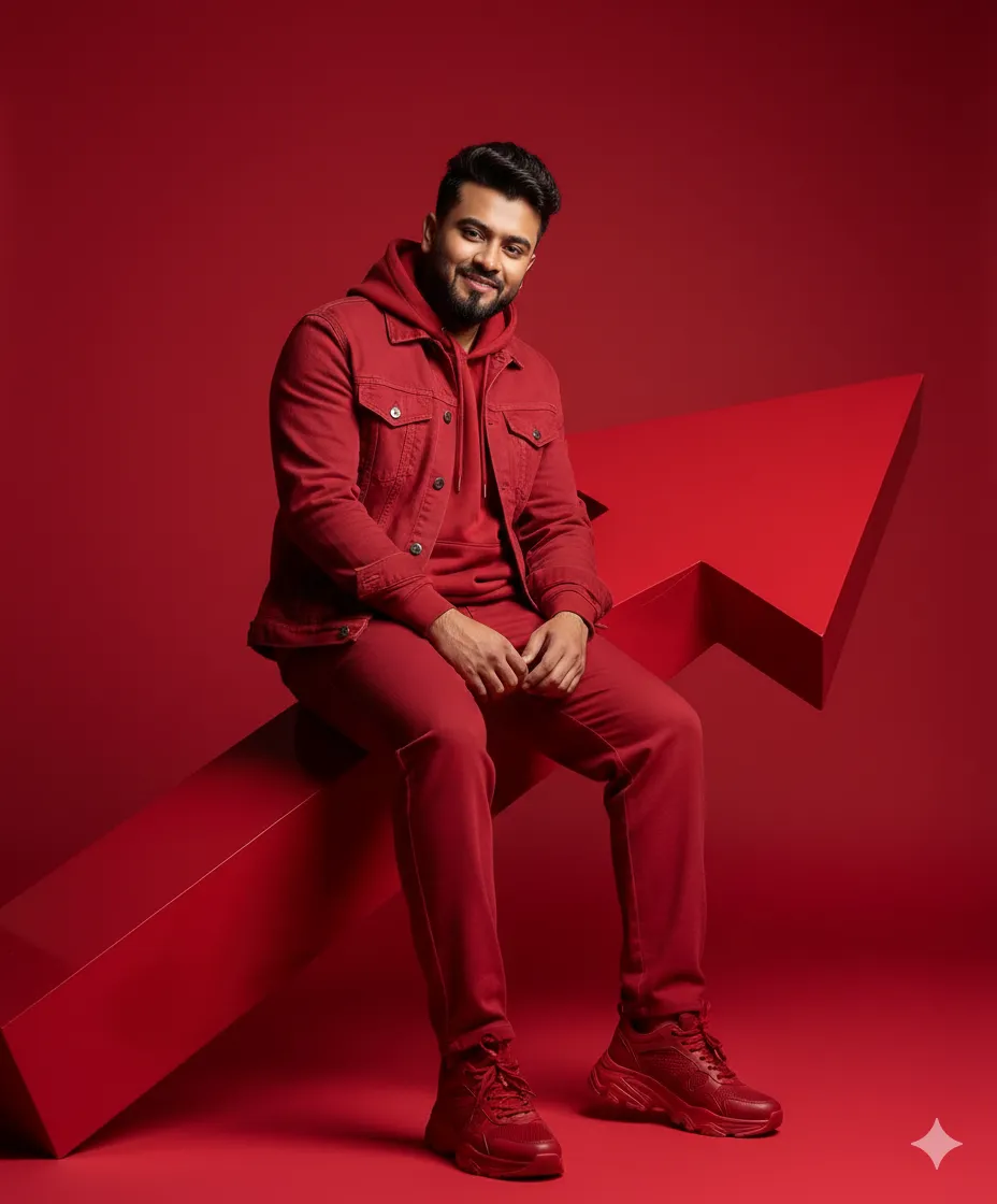 branded-blue-armchair-fashion-portrait-ai-prompt