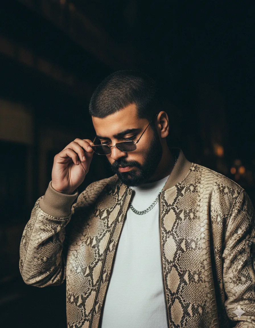 Paparazzi Flash Street Style Portrait