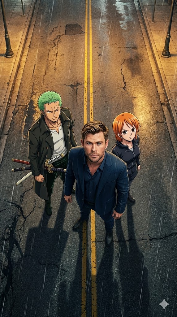 How to Create a Cinematic Hybrid Real-Life + Anime Scene Prompt