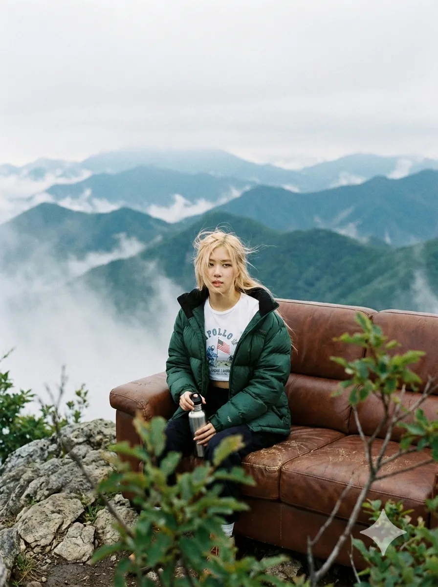 How to Create a Surreal Mountain Portrait with Indoor and Outdoor Fusion