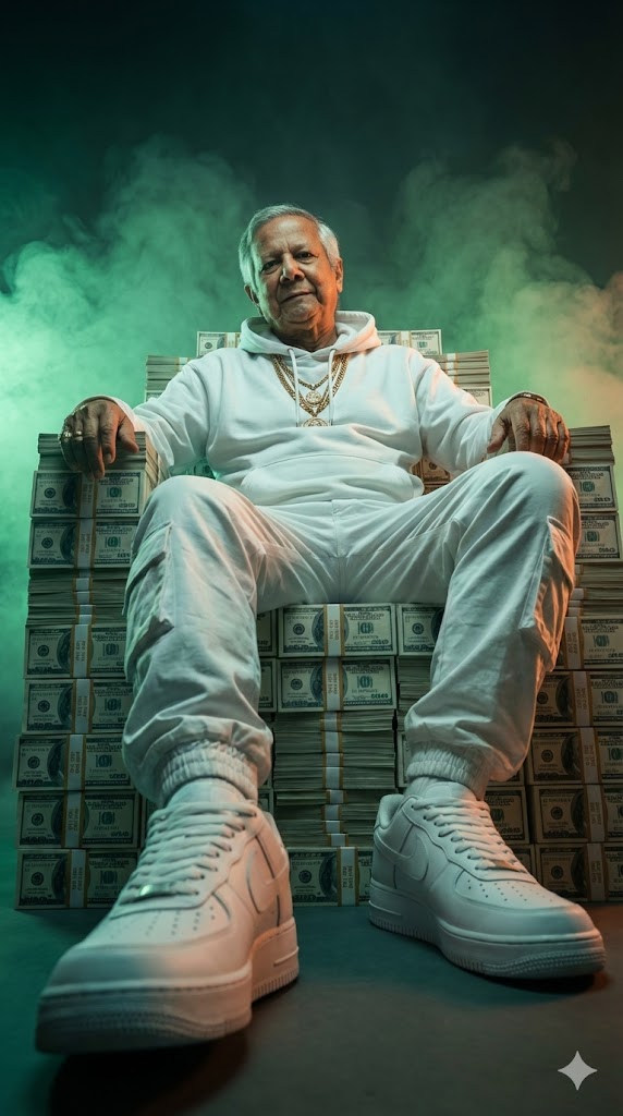 Luxury Hip-Hop Cash Throne Portrait