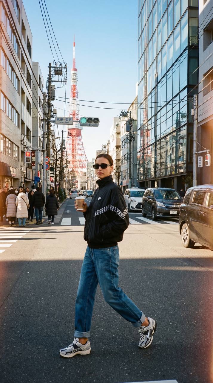 How to Create a Tokyo Street Style Photo with Vintage Film Aesthetic