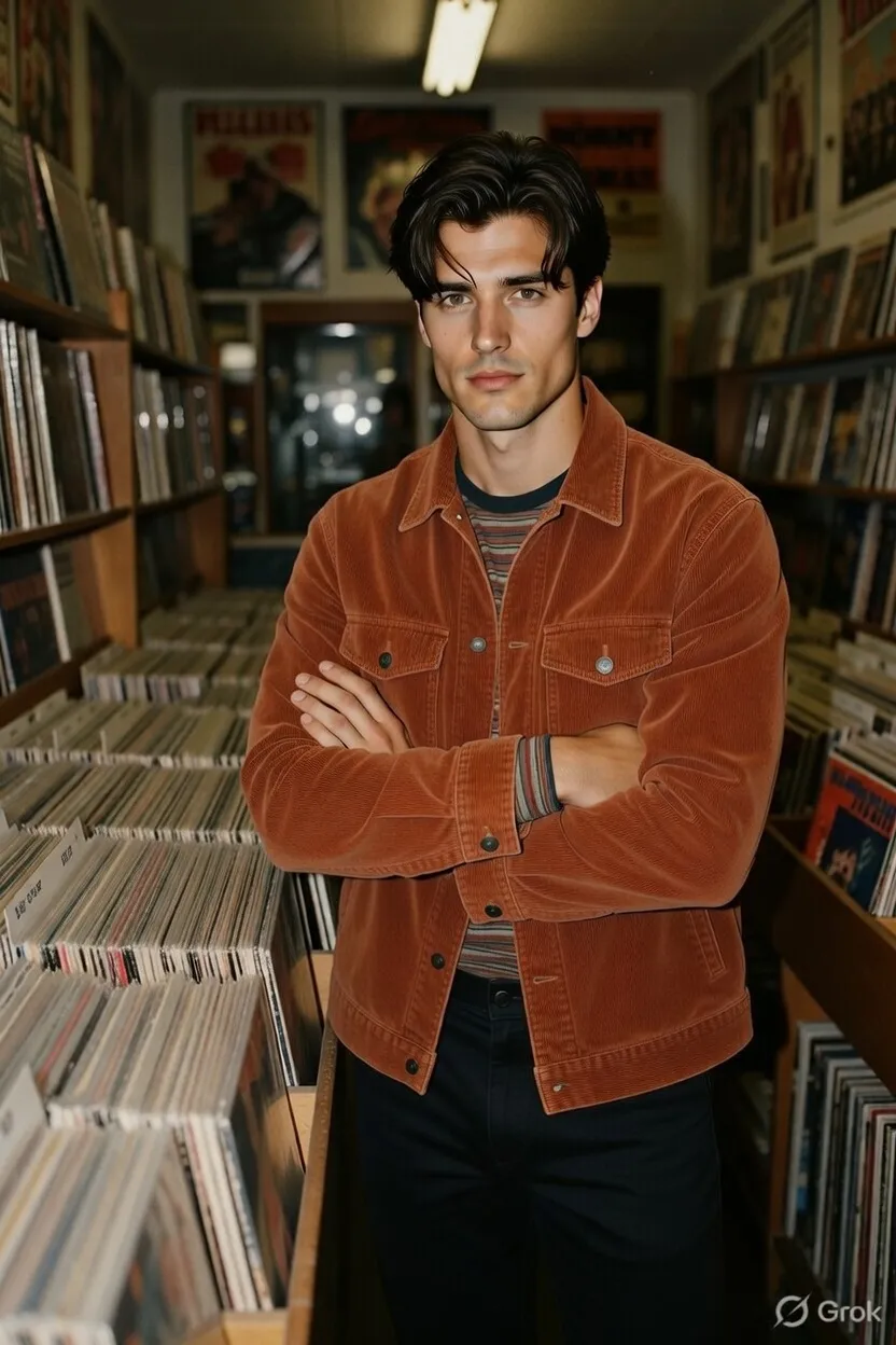 How to Create a Nostalgic 90s Flash Photo in a Record Store