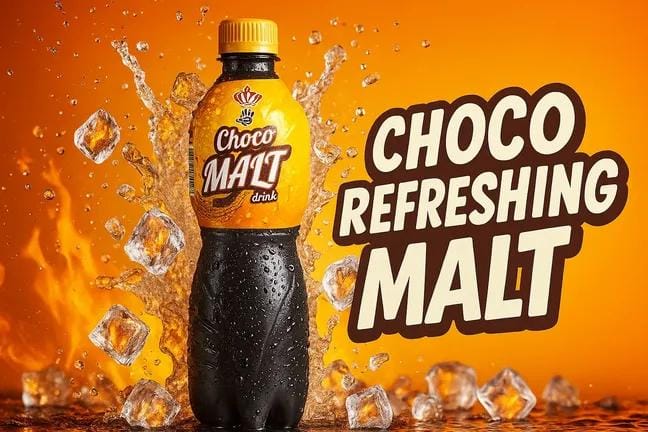 Hyper-Realistic Splash Ad for an Ice Cold Drink