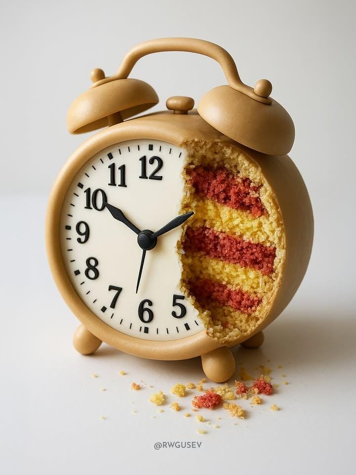 Cake Disguised as an Object with a Bite Mark