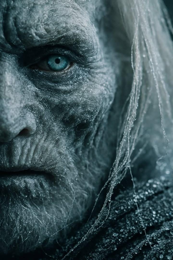 Macro Cinematic Study of a Frosted Textured Subject